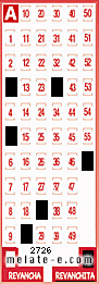 Volante ganador del sorteo de Revanchita con fecha del domingo  19 de enero de 2014