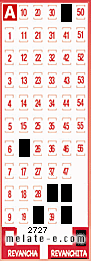Volante ganador del sorteo de Revanchita con fecha del miércoles  22 de enero de 2014