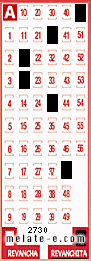 Volante ganador del sorteo de Revanchita con fecha del domingo   2 de febrero de 2014