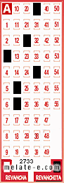 Volante ganador del sorteo de Revanchita con fecha del miércoles  12 de febrero de 2014
