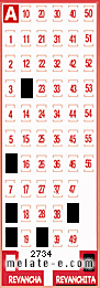Volante ganador del sorteo de Revanchita con fecha del domingo  16 de febrero de 2014