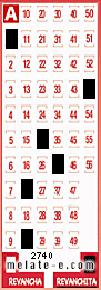 Volante ganador del sorteo de Revanchita con fecha del domingo   9 de marzo de 2014