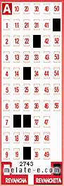 Volante ganador del sorteo de Revanchita con fecha del miércoles  19 de marzo de 2014