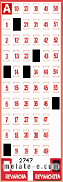 Volante ganador del sorteo de Revanchita con fecha del miércoles   2 de abril de 2014