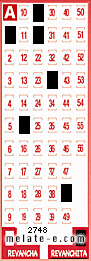 Volante ganador del sorteo de Revanchita con fecha del domingo   6 de abril de 2014