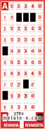 Volante ganador del sorteo de Revanchita con fecha del domingo  13 de abril de 2014