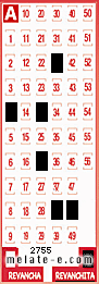 Volante ganador del sorteo de Revanchita con fecha del miércoles  30 de abril de 2014