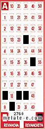 Volante ganador del sorteo de Revanchita con fecha del domingo  18 de mayo de 2014