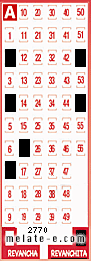 Volante ganador del sorteo de Revanchita con fecha del domingo  22 de junio de 2014