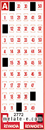 Volante ganador del sorteo de Revanchita con fecha del domingo  29 de junio de 2014
