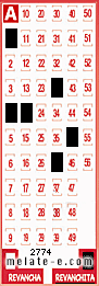 Volante ganador del sorteo de Revanchita con fecha del domingo   6 de julio de 2014