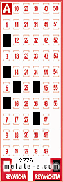 Volante ganador del sorteo de Revanchita con fecha del domingo  13 de julio de 2014