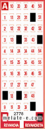 Volante ganador del sorteo de Revanchita con fecha del domingo  20 de julio de 2014