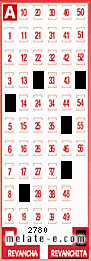 Volante ganador del sorteo de Revanchita con fecha del domingo  27 de julio de 2014