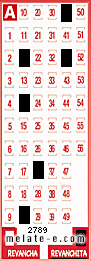 Volante ganador del sorteo de Revanchita con fecha del miércoles  27 de agosto de 2014