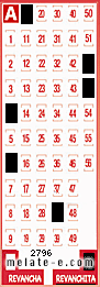 Volante ganador del sorteo de Revanchita con fecha del domingo  21 de septiembre de 2014