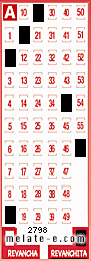 Volante ganador del sorteo de Revanchita con fecha del domingo  28 de septiembre de 2014