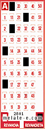Volante ganador del sorteo de Revanchita con fecha del miércoles   8 de octubre de 2014