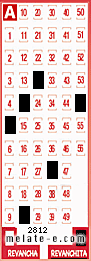Volante ganador del sorteo 2812 de Revanchita