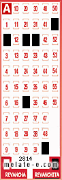 Volante ganador del sorteo 2814 de Revanchita