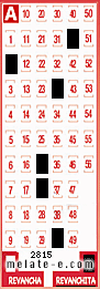 Volante ganador del sorteo 2815 de Revanchita