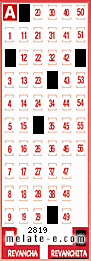 Volante ganador del sorteo 2819 de Revanchita