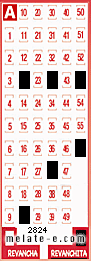 Volante ganador del sorteo 2824 de Revanchita