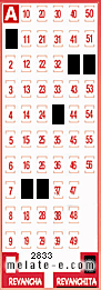 Volante ganador del sorteo 2833 de Revanchita
