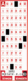 Volante ganador del sorteo 2852 de Revanchita