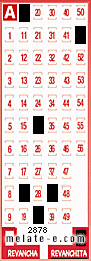 Volante ganador del sorteo de Revanchita con fecha del domingo   5 de julio de 2015