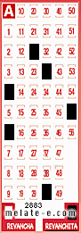 Volante ganador del sorteo de Revanchita con fecha del miércoles  22 de julio de 2015