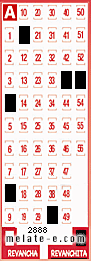 Volante ganador del sorteo de Revanchita con fecha del domingo   9 de agosto de 2015