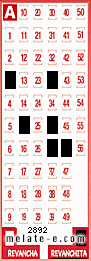 Volante ganador del sorteo de Revanchita con fecha del domingo  23 de agosto de 2015