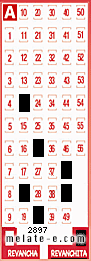 Volante ganador del sorteo de Revanchita con fecha del miércoles   9 de septiembre de 2015