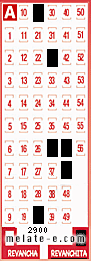 Volante ganador del sorteo de Revanchita con fecha del domingo  20 de septiembre de 2015