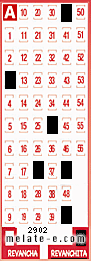 Volante ganador del sorteo de Revanchita con fecha del domingo  27 de septiembre de 2015