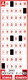 Volante ganador del sorteo de Revanchita con fecha del miércoles  30 de septiembre de 2015