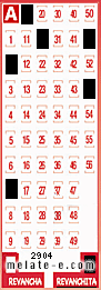 Volante ganador del sorteo de Revanchita con fecha del domingo   4 de octubre de 2015