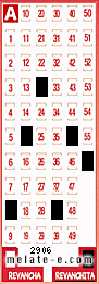 Volante ganador del sorteo de Revanchita con fecha del domingo  11 de octubre de 2015