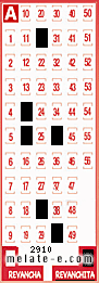 Volante ganador del sorteo de Revanchita con fecha del domingo  25 de octubre de 2015