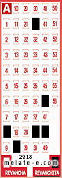 Volante ganador del sorteo de Revanchita con fecha del domingo  22 de noviembre de 2015