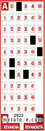 Volante ganador del sorteo de Revanchita con fecha del miércoles   9 de diciembre de 2015