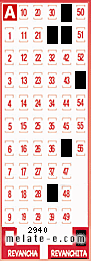 Volante ganador del sorteo de Revanchita con fecha del domingo   7 de febrero de 2016