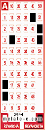 Volante ganador del sorteo de Revanchita con fecha del domingo  21 de febrero de 2016