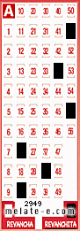 Volante ganador del sorteo de Revanchita con fecha del miércoles   9 de marzo de 2016