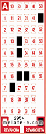 Volante ganador del sorteo de Revanchita con fecha del domingo  27 de marzo de 2016