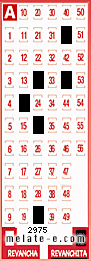 Volante ganador del sorteo 2975 de Revanchita