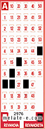 Volante ganador del sorteo 2976 de Revanchita