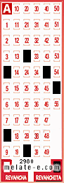 Volante ganador del sorteo 2980 de Revanchita