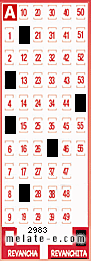 Volante ganador del sorteo 2983 de Revanchita